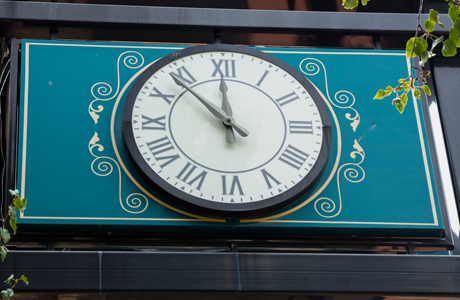 Downtown Vacaville Clock Image